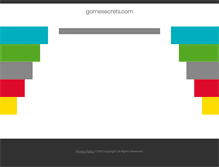 Tablet Screenshot of gamesecrets.com